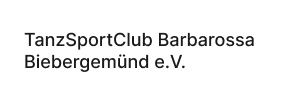 Hier ist das Logo von Tanz Sport Club Barbarossa zu sehen