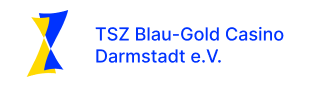 Hier ist das Logo vom TSZ Blau-Gold Casino Darmstadt zu sehen